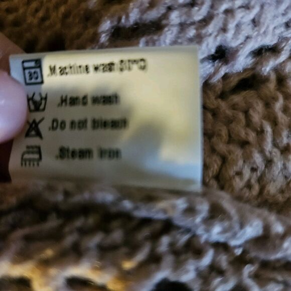 Luxveer Women’s XL Pastel Pink Crochet Boho Cardigan – Lightweight Layer NWT - Picture 6 of 6